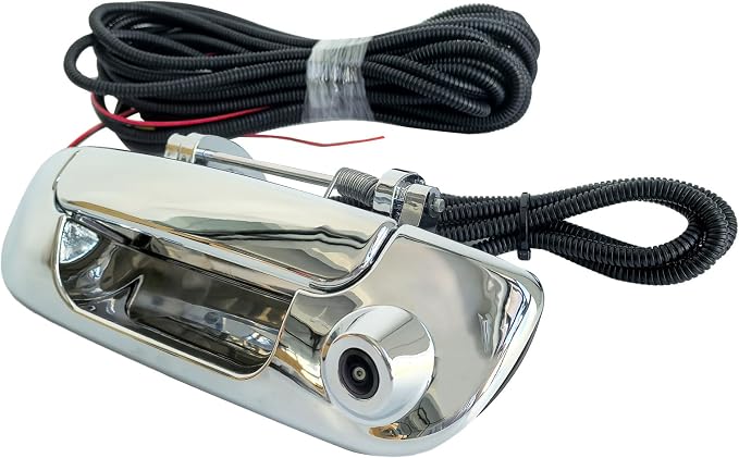 Tailgate Handle with Backup Camera Compatible with 2002-2008 Dodge Ram 1500 2500 3500 Tailgate Door Rear View Reverse Back Up Camera