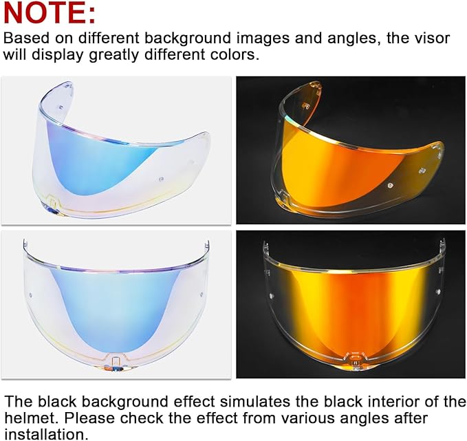 PSLER Sedici Strada 2 Visor - Sedici Strada 2 and Strada 3 Face Shield Motorcycle Helmet visor Accessories Replacement for LS2 FT2 VECTOR Sedici Strada 2 Strada 3 FF801 FF397,Transparent Red