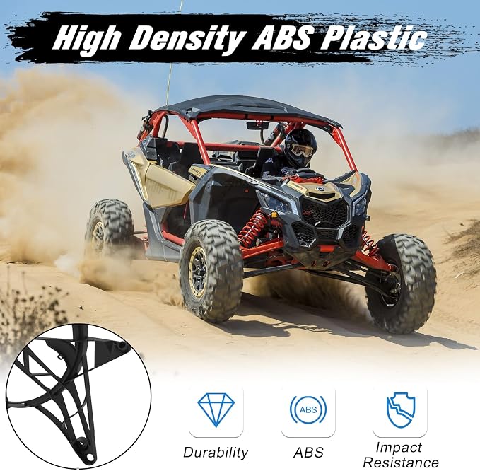HAKA TOUGH Fan Cover for Can Am Maverick X3 2017-2023, Replacement of OEM Part 709200588, Cooling Radiator Shroud Fan Cover for Can Am Maverick X3 Max Accessories