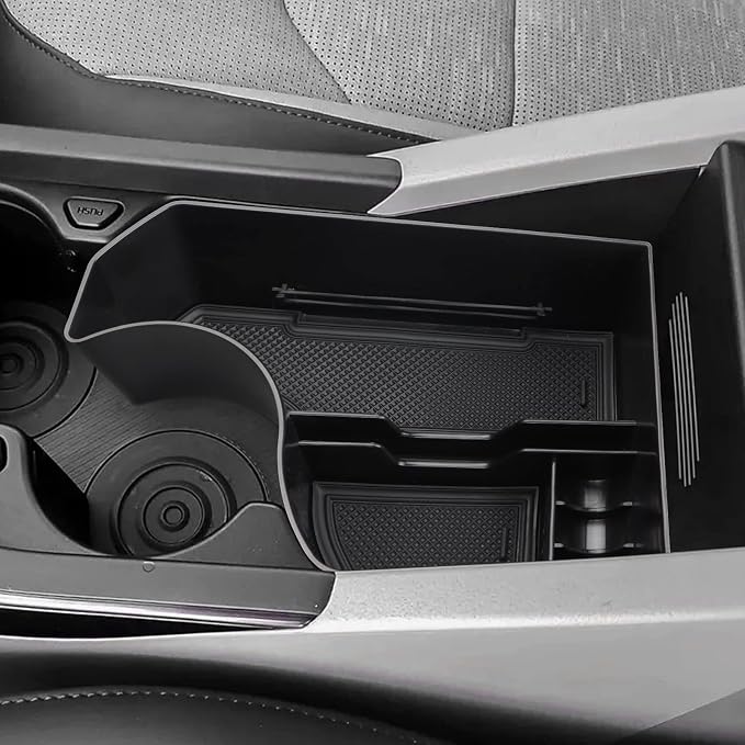 MARCHFA Center Console Organizer Tray Compatible for 2023 2024 2025 Kia NIRO with Cup Holders for Car Backseat