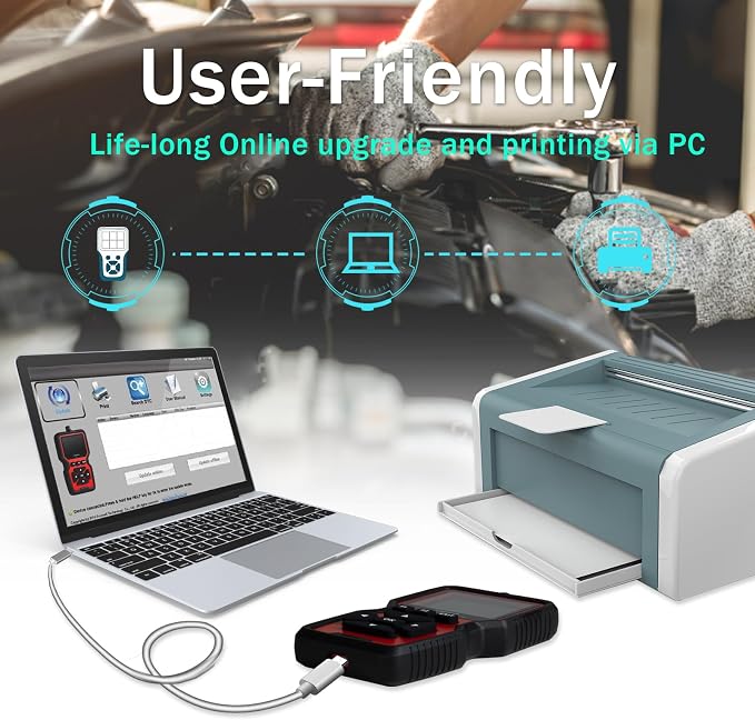 OBD2 Scanner Code Reader Car Diagnostic Tool Engine Fault Code Reader CAN Scan Tool for Check Engine Light Universal for All OBD II Protocol Cars After 1996