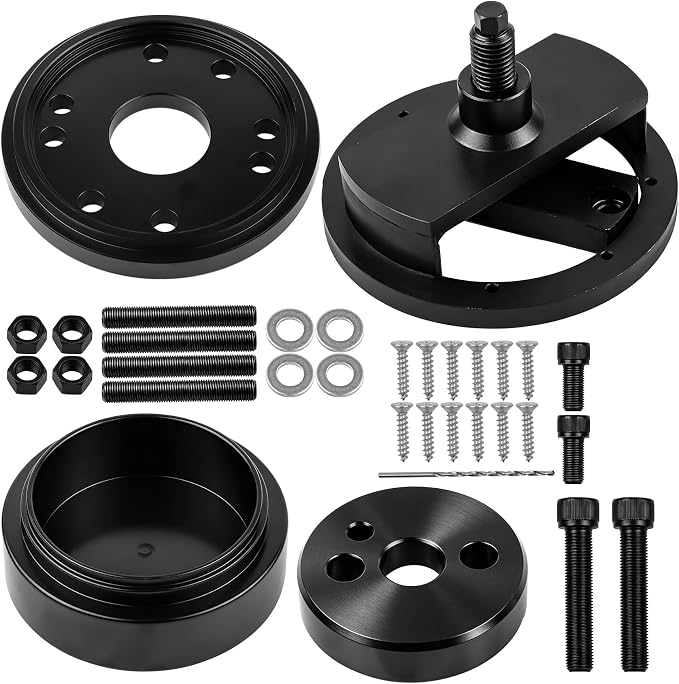 Front & Rear Crankshaft Seal Installer Remover Tool Set Compatible with 1989-2016 Cummins 3.9L 5.9L 6.7L, with Wear Sleeve Installer Tool Set, Replaces #3824498 1338 3824500 5046 3164660 2063800090