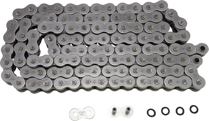 JT Chain JTC525X1R3108RL (525 Series) Black Steel 108 Link Heavy Duty X-Ring Chain with Connecting Link
