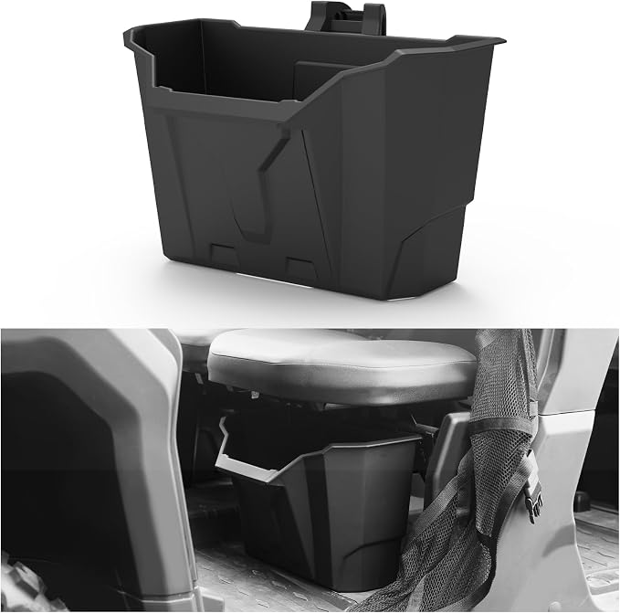 A & UTV PRO Driver Under Seat Storage Box for 2016-2025 Can Am Defender Max HD10 HD9 HD8 HD6 HD5 Accessories Removable Tool Box Organizer Replace OEM #715003399