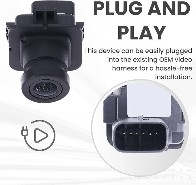 Backup Camera Replaces for 2015-2019 Lincoln MKC OE Part # EJ7Z-19G490-A, EJ7T-19G490-AC