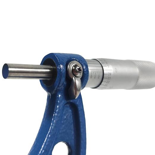 HFS(R) 4-5" Outside Micrometer with 0.0001" Accuracy, Carbide Anvil and Laser-Etched Scale
