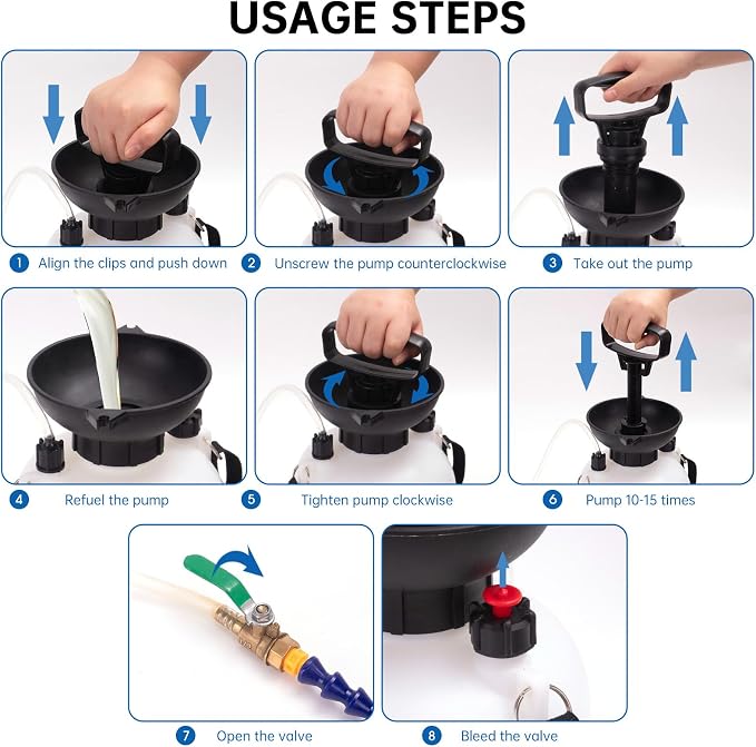 AIGMISON 3L Transmission Fluid Pump, Transmission Fluid Hand Pump Automotive,Transmission Oil Pump, Manual Automotive Oil Filling System