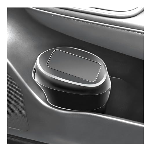 SXCY 2PCS for Toyota Crown Signia Trash Can for 2022-2024 2025 Toyota Crown Signia Accessories Front Door Side Trash Can [OEM-Fit] Garbage Bin Waterproof Leak-Proof Trash Bin w/Lid Odor-Free Storage