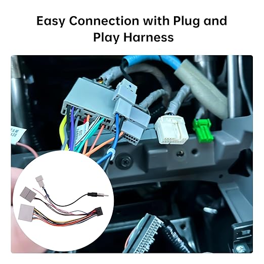 Car Radio Wiring Harness Connector for Honda Civic 2006-2011, CRV 2007-2011, Pilot 2009-2011 - 16 PIN Radio Power Cable Fit Aftermarket Android Head Unit, Retains Steering Wheel Control, FM AM