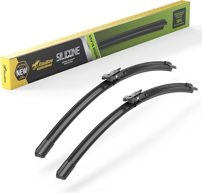 Raidbee® Silicone Windshield Wiper blades Replacement for Ford Escape 2013-2019 Focus 2012-2018 Edge 2015-2023 Transit Connect 2014-2022 All-Season Silicone Windshield Wipers 28" 28"