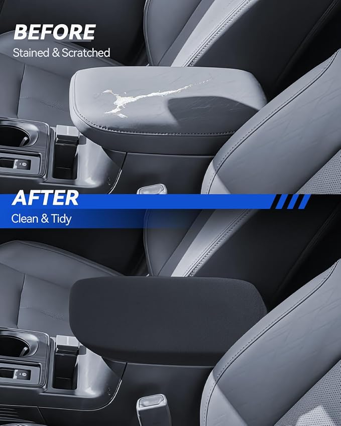 for Outback Armrest Cover& Armrest Hidden Privacy Tray 2026 Subaru Outback Accessories Durable [OEM Design& Friendly Liquid Silicone Rubber]