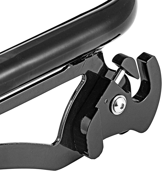 Mofun Detachable Luggage Rack Gloss Black Compatible with Harley Touring, Stealth Style Luggage Rack Fit Street Electra Road Glide Road King 2009-2025 Accessories