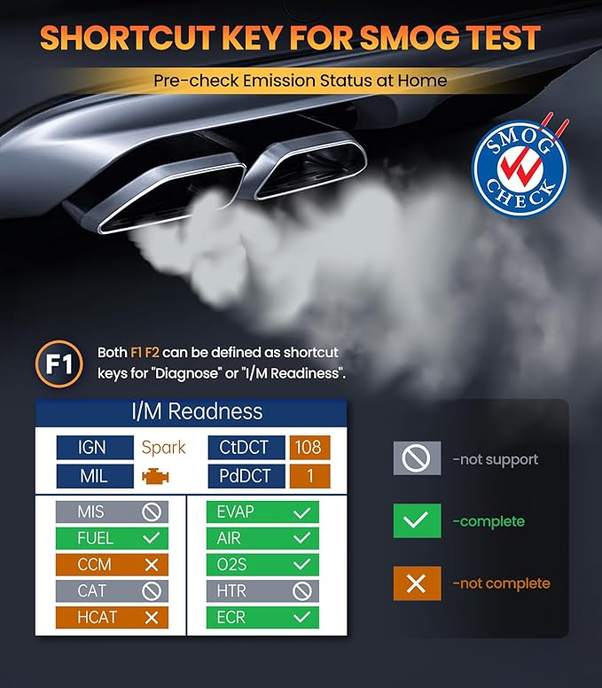 OBD2 Scanner for Honda Acura, OBDMATE OM707 Full Systems Diagnostic Tool with 15 Reset Services Auto VIN, Battery Test, One-Key I/M Readiness, No Subscriptions Lifetime Update