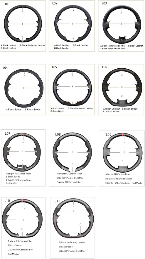 Custom Fit OEM Suede Carbon Fiber Leather Steering Wheel Cover for Subaru WRX STI 2015 2016 2017 2018 2019 2020 2021 / Subaru Levorg 2015-2019 Interior Accessories (2)