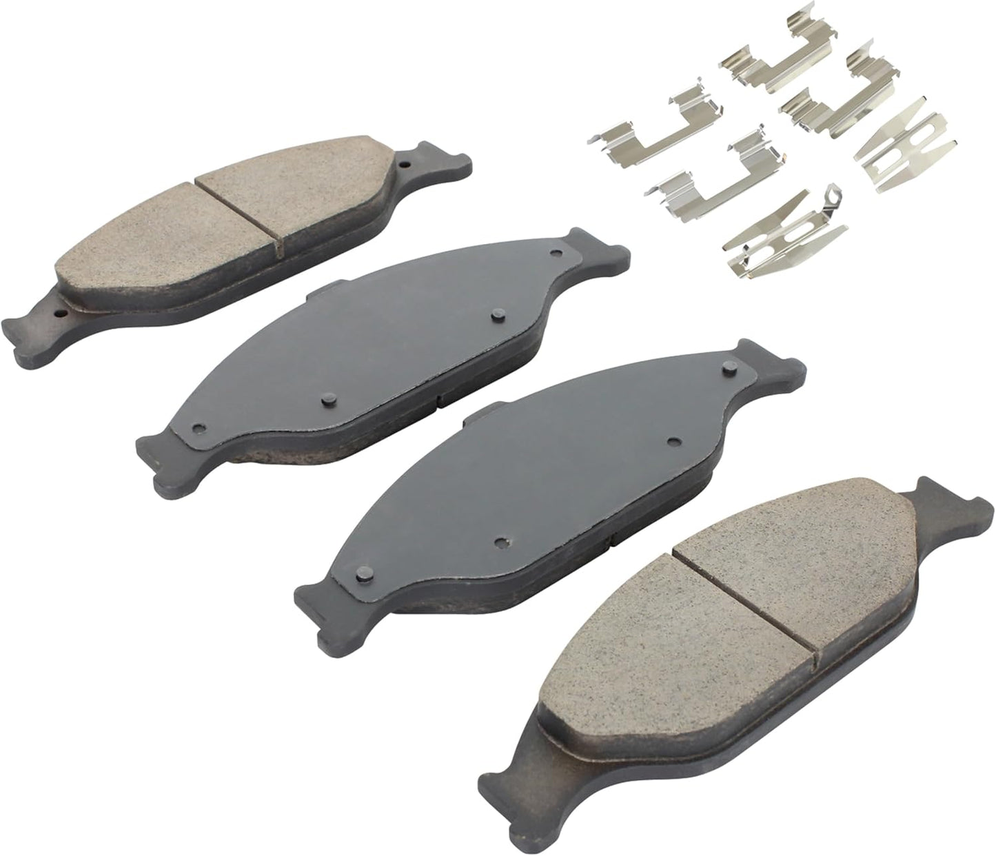 Premium Ceramic Front Brake Pads (1001-0804C) Compatible with Ford Mustang 1999-2004