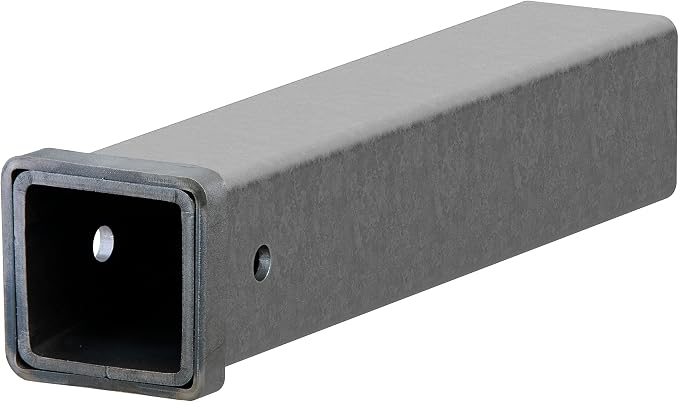 CURT 49518 3 x 18-Inch Weld-On Raw Steel Trailer Hitch Receiver Tube, 5/8-In Pin Hole
