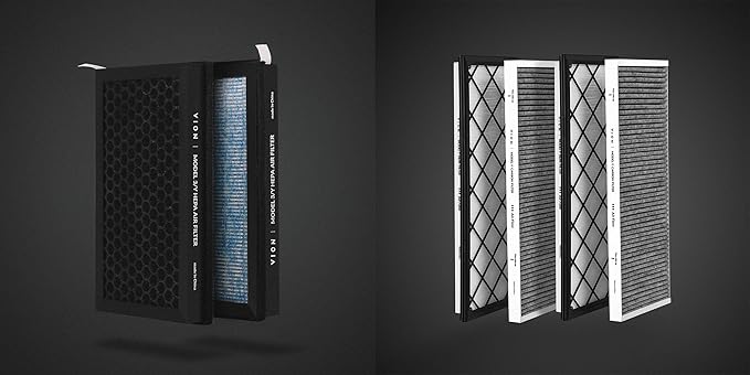 Model Y HEPA Cabin Air Filters and Model Y Front Trunk HEPA Air Filters Complete Set