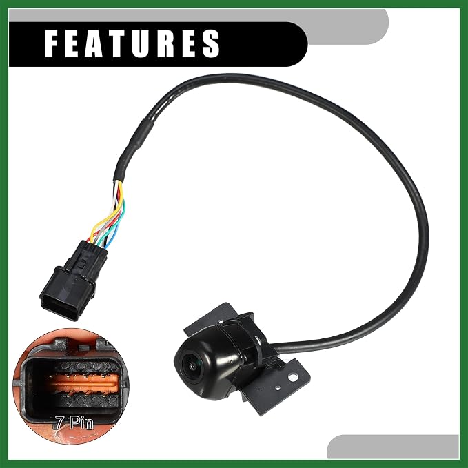 Motoforti Rear View Back Up Camera No.95760-D3001 - Car Rear Park Assist Reverse Camera - for Hyundai Tucson 2016-2018 Plastic Black - 1 Pc Long-Lasting