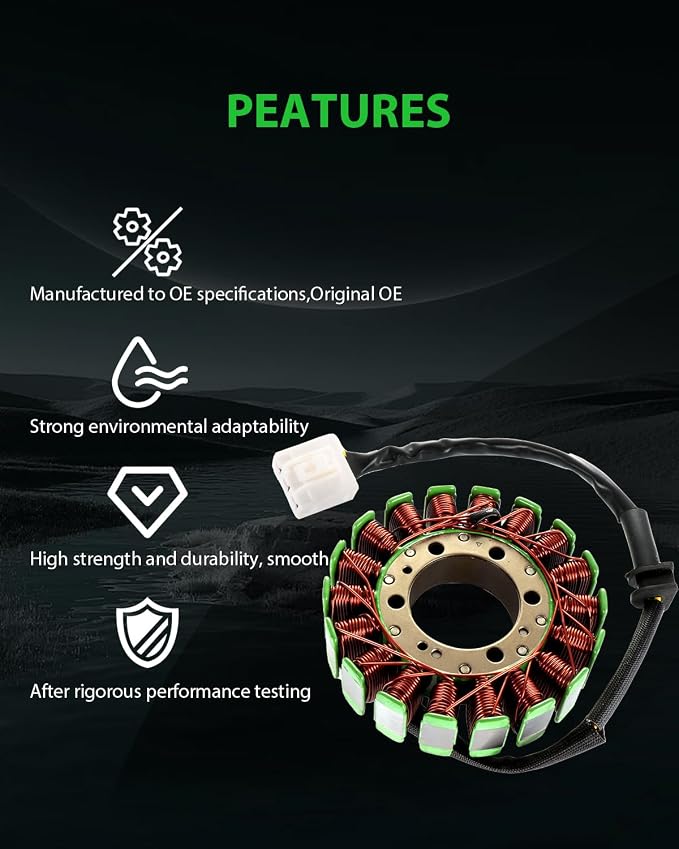 SCITOO 12 V Magneto Coil Stator 2005 for Polaris ATP 500 2010-2014 for Polaris Ranger 400 2004 for Polaris Ranger 425 2004 for Polaris Ranger 500 2004-2012 for Polaris Scrambler 500