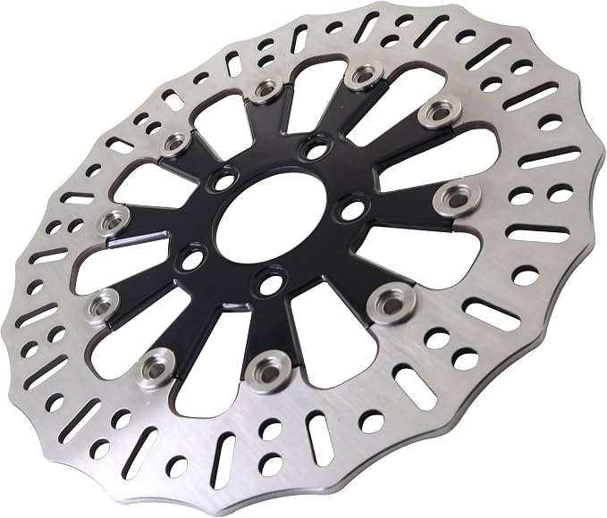 11.5" Floating Rear Brake Rotor Disc Fit for Harley Touring Electra Glide Road Glide Street Glide Road King Ultra Custom Special (Rear)