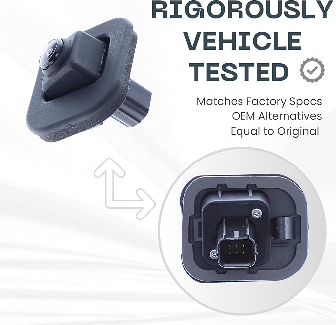 Backup Camera Replaces for 2018-2019 Nissan Sentra OE Part # 284424AF0B, 28442-4AF0B