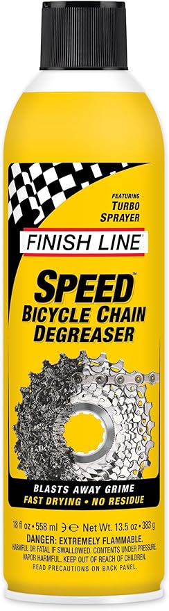 Finish Line Speed Bike Degreaser 18-Ounce and 1-Step Cleaner Lubricant 17-Ounce Bundle