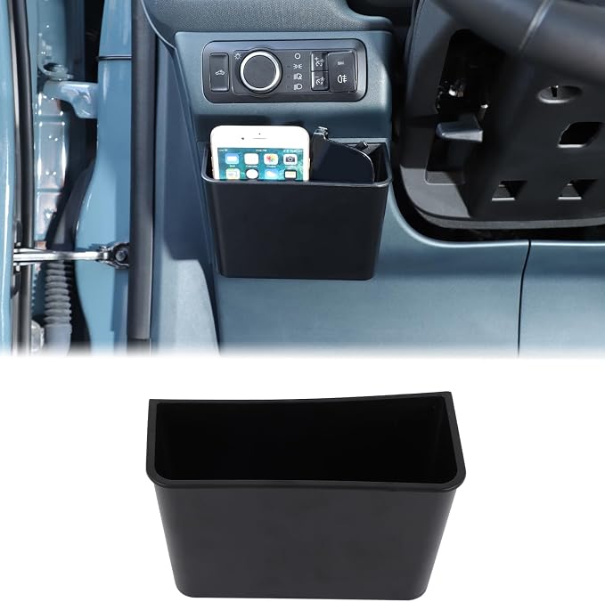 Aunginsy Center Console Storage Box Compatible with Ford Maverick 2022 2023 2024 2025 2026 Driver's Left Side Panel Organizer Tray Dashboard Storage Pocket ABS Expander Space Interior Accessories