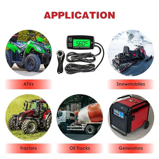 TM004 Digital Thermometer | Backlight, Two Group of Temperature, Max Temperature