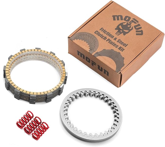 Mofun Friction Steel Plates Clutch Kit Compatible with Harley FL Touring Electra Road Street Glide Road King 2017-2025 Softail Street Bob 2018-2025 Fit M8, Replace of P/N 37000287 303-30-10019