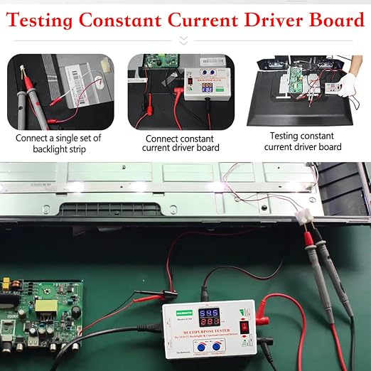 Multi Tester for LED TV Backlight ＆ Constant Current Board & All LED Repair | For LED Strips, Single LED Beads, COB Light Sources, Displays, Computers, Monitors, Vehicle LED Lights, Output 0-330V/0-150mA
