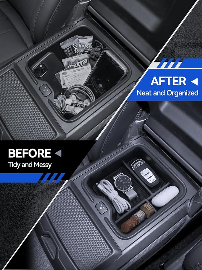 for Range Rover Center Console Organizer 2023 2024 2025 2026 Land Rover Range Rover Sport/Range Rover Accessories Armrest Tray Middle Storage Box (with Refrigerator)