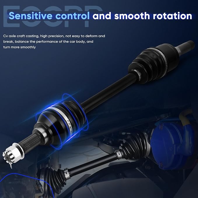 ECCPP CV Axle Drive Shaft Assembly fit 2007-2010 for John Deere Gator XUV 620i 850D Rear Left Right AM140523