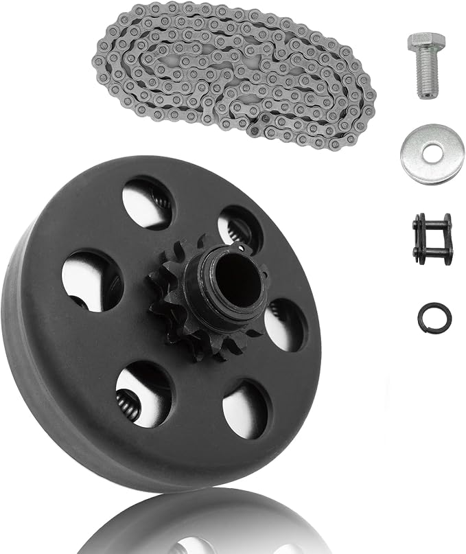 centrifugal Clutch 5/8" Bore 11 Tooth with #35 Chain,Perfect for MiniBike, Go Kart.Included Bolt and Washer Kit.