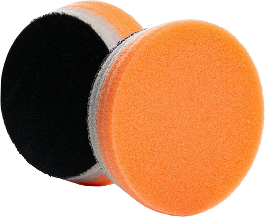 Lake Country 3.5" HDO Orange Foam Polishing Pad (2-Pack) – Premium Heavy Duty Orbital Polishing Pad for Painted Surfaces – Fits 3" Backing Plate