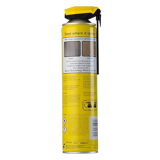 Multi-Purpose Lubricant Spray, 20 Fl Oz - Super Penetrating Oil & Anti-Corrosion Spray for Rusted Bolts, Tools, Bikes & Garden Equipment, Water-Resistant Protective Coating - 600ml Mega Can