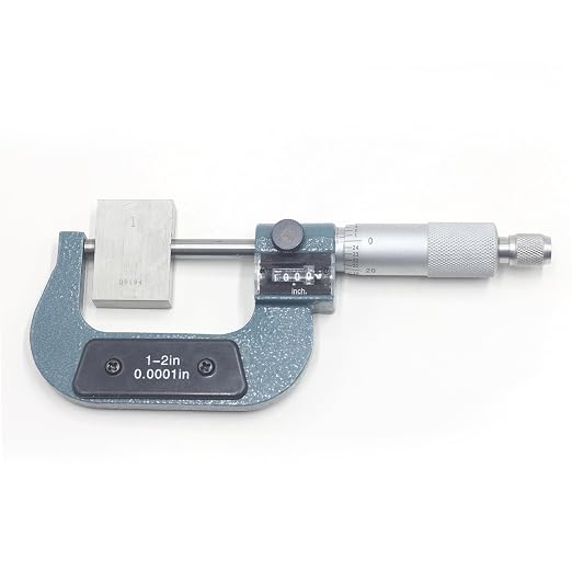 HFS(R) 1-2" Mechanical Digital Outside Micrometer Digit Counter Carbide Tips 0.0001"