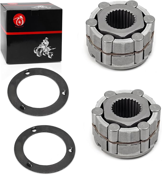 2 set Front Wheel HUB CLUTCH & Armature Plate For Polaris Sportsman Scrambler Magnum Xplorer Xpedition Big Boss Diesel Worker 500 425 400 335 325 300 1520214 1520281 5211148