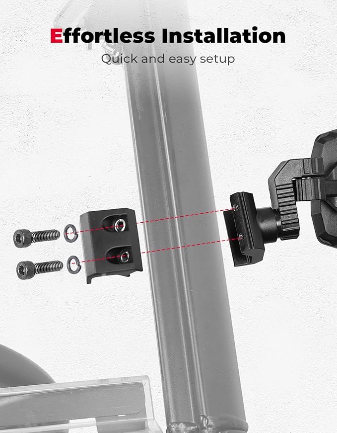 KEMIMOTO UTV Side Mirrors, UTV Rearview Mirrors Fit for Windshield Compatible with Pro-Fit Polaris Ranger General Can-Am Defender Maverick Trail, 3-axis Rotation Breakaway Rear View Accessories