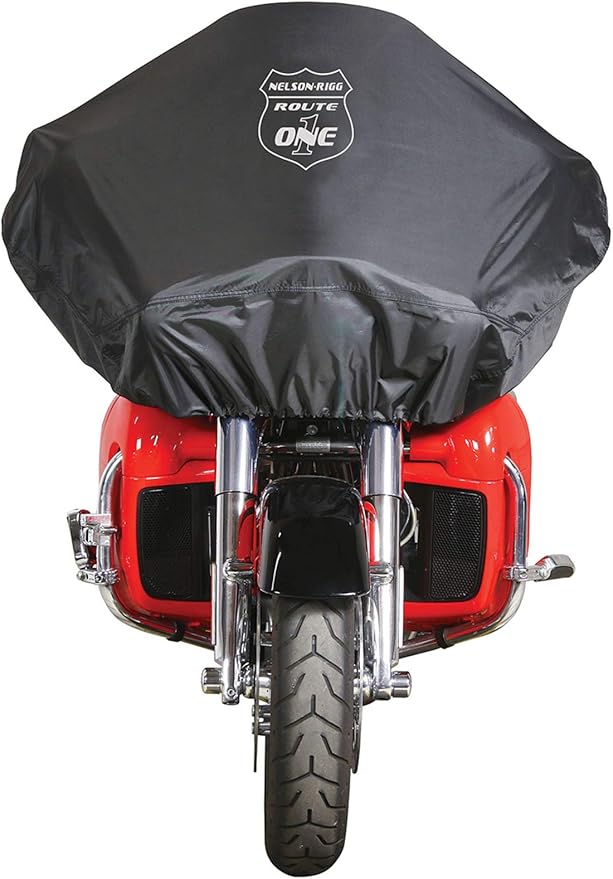 Defender Extreme Motorcycle Half Cover; Waterproof; UltraMax Fabric (DEX-RT1H)