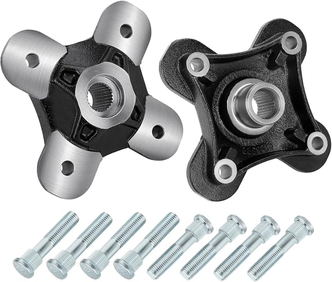 Front Rear Wheel Hub With Wheel Studs for Polaris RZR XP 4 1000 RZR 2014-2023 Turbo RZR 2016-2021 RS1 2018-2022 (2 Set)