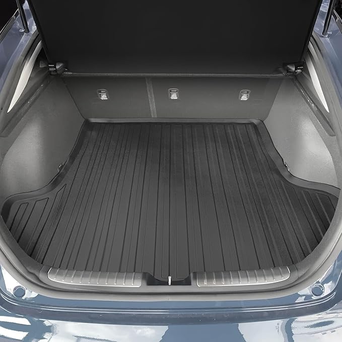 Premium Cargo Liner for Kia Stinger 2018-2023 - 100% Protection - Custom Fit Car Trunk Mat - Easy-to-Wash & All-Season Black Cargo Mat - 3D Shaped Laser Measured Trunk Liners for Kia Stinger (CK)