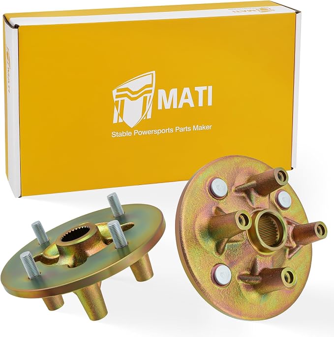 M MATI 2Set Front Wheel Hub with Bolts for Yamaha Rhino 450 YXR450F 2006-2009 Rhino 660 YXR660F 2004-2007 Rhino 700 FI YXR700F 2008-2013 5UG-F5111-10-00