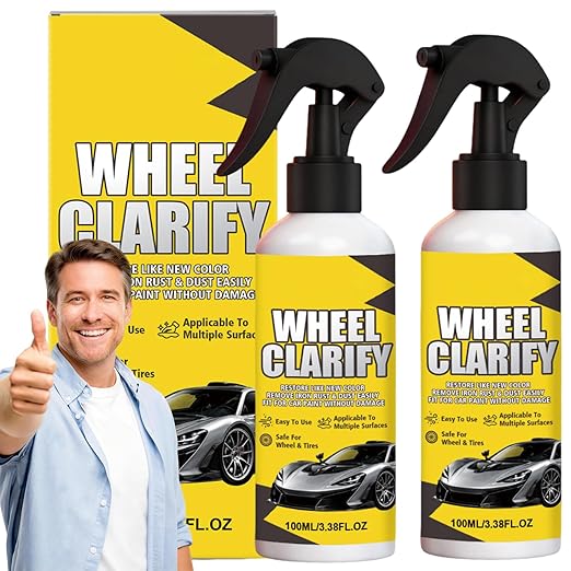 Automotive Rust Remover Spray,Multi-Functional Quick-Acting Rust Removal Spray,Rust Remover for Metal,Heavy Duty Metal Cleaner for Vehicles,Tools,Chains,Iron (2pc)