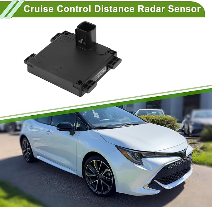 Cruise Control Distance Radar Sensor for Ford F150 2021-2024 Distance Detection Black Automotive Car Cruise Control Module Unit Plastic,Metal 1 Pcs