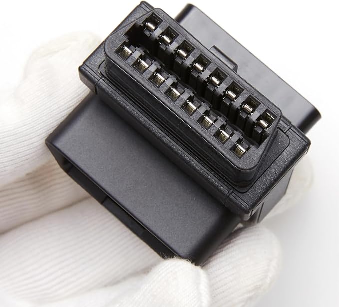 OBD2 Splitter, bbfly-B30 Full 16pin OBDII Port 1 Male Splitter to 2 Female Extension Cable 1.6IN/4CM (B30 1PACK)