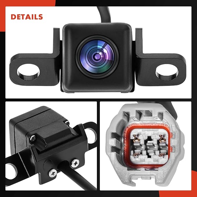 A-Premium Rear View Backup Camera Compatible with Kia | Parking Camera for 2012-2017 Rio - Replace# 957601W300