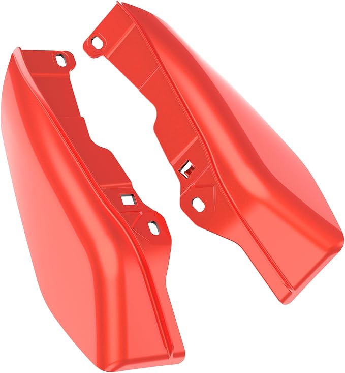 Color - Matched Mid Frame Air Deflectors Heat Shield, Perfectly Fit for Harley Touring Models 2009-2026 Candy Orange