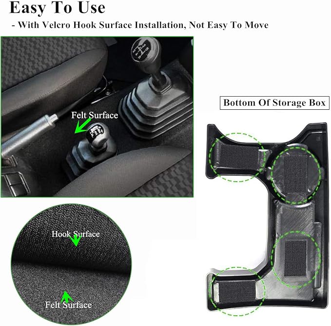 Car Interior Center Console Gear Shift Storage Tray Organizer for Suzuki Jimny 2019 2020 2021 2022 2023 2024 2025 4WD for Manual Transmission