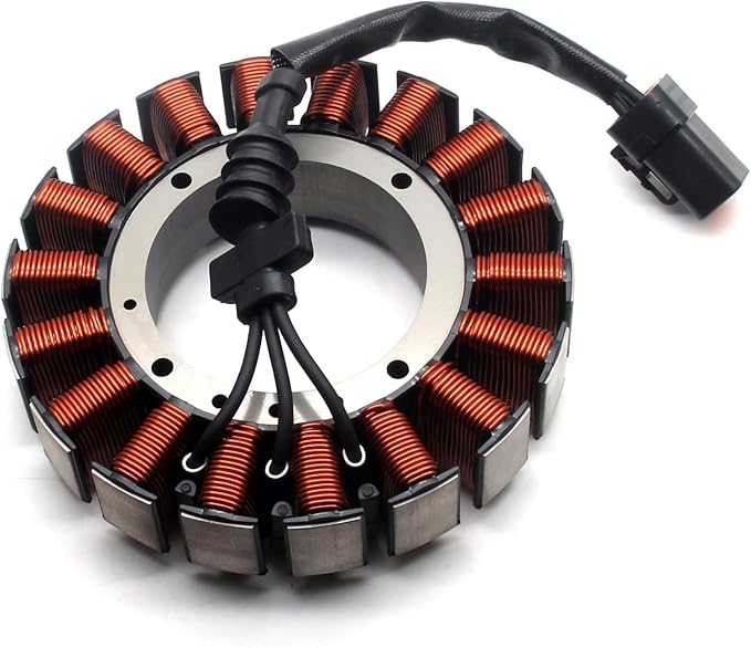 MZS Motorcycle Electric Stator Coil 30017-07 Compatible With 2007 Dyna Softail Models
