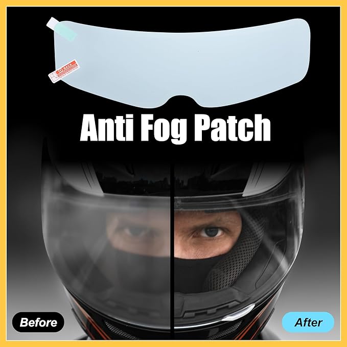 3pcs 9.65"x2.87" Anti Fog Film for Motorcycle Helmet Universal Anti Fog Shield Film Lens Sticker Durable Nano Coating Sticker Film Helmet Accessory Auto Replacement Parts